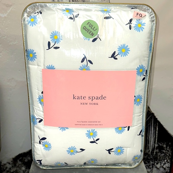 Kate spade full queen comforter set flower power - Picture 1 of 7